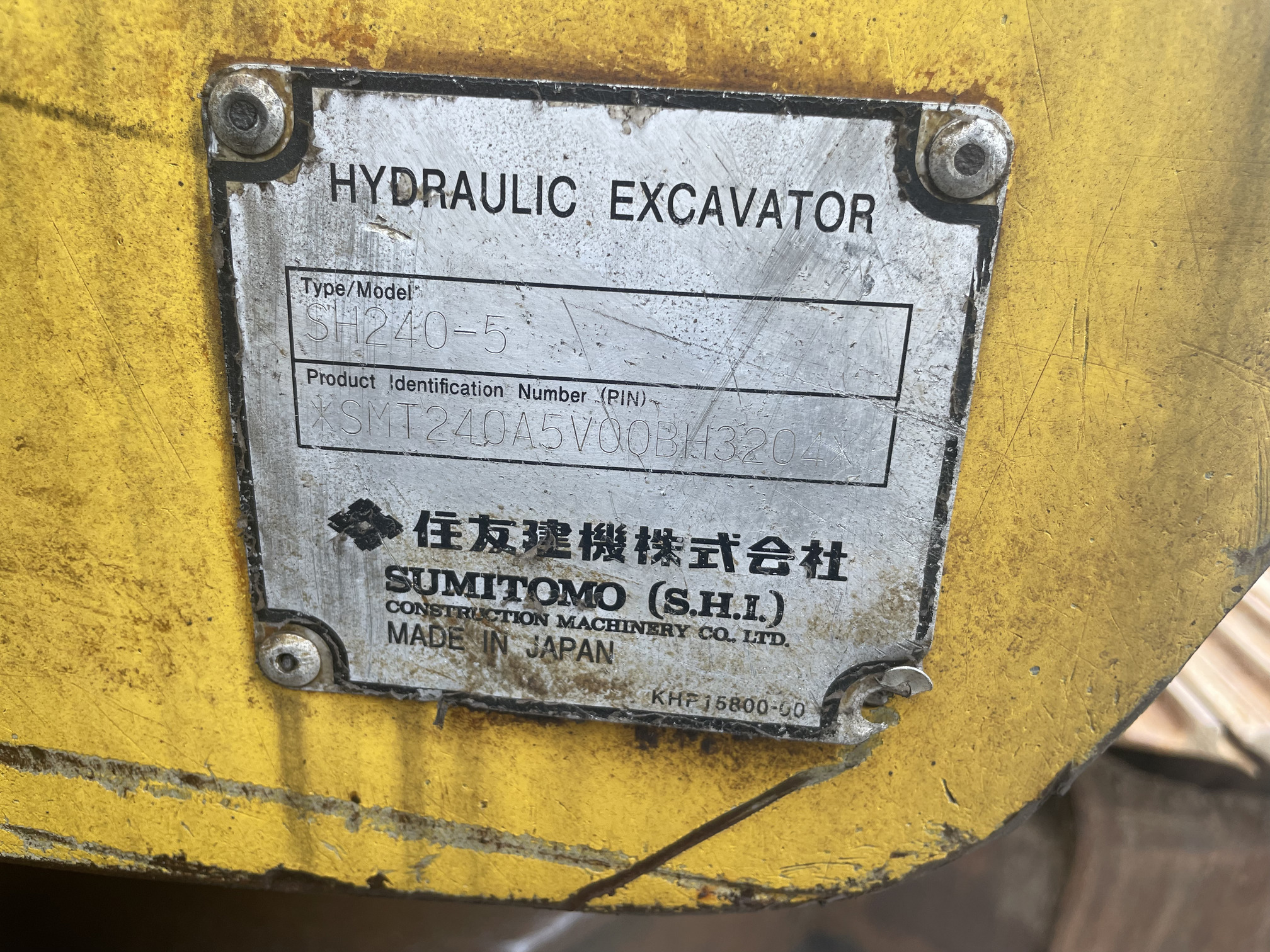 SUMITOMO EXC SH240-5 (3204) | FINBOND HEAVY MACHINERY SDN BHD