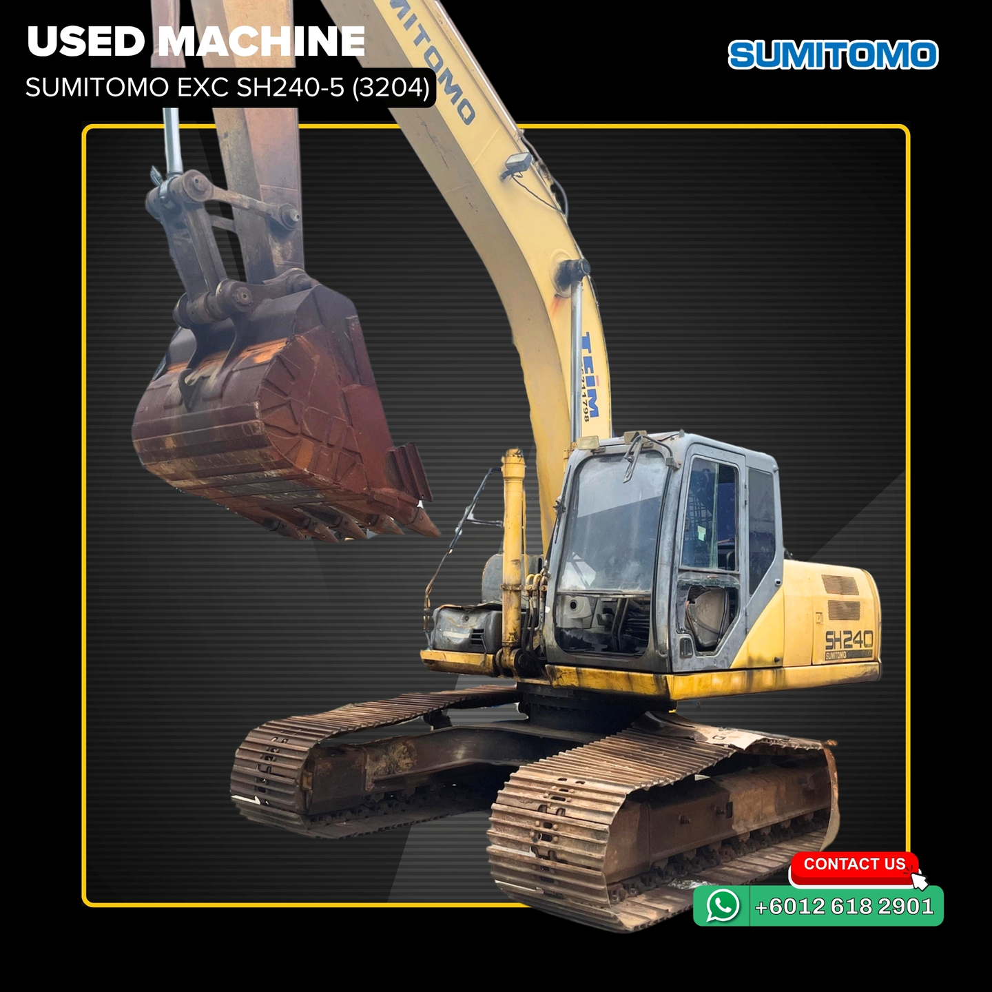 SUMITOMO EXC SH240-5 (3204) | FINBOND HEAVY MACHINERY SDN BHD