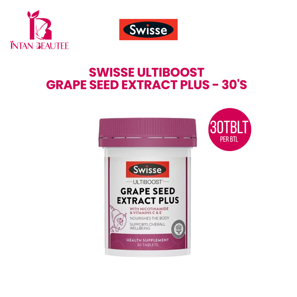 SWISSE Ultiboost Astaxanthin Glutathione Plus 30's/ Grape Seed Extract Plus 30's