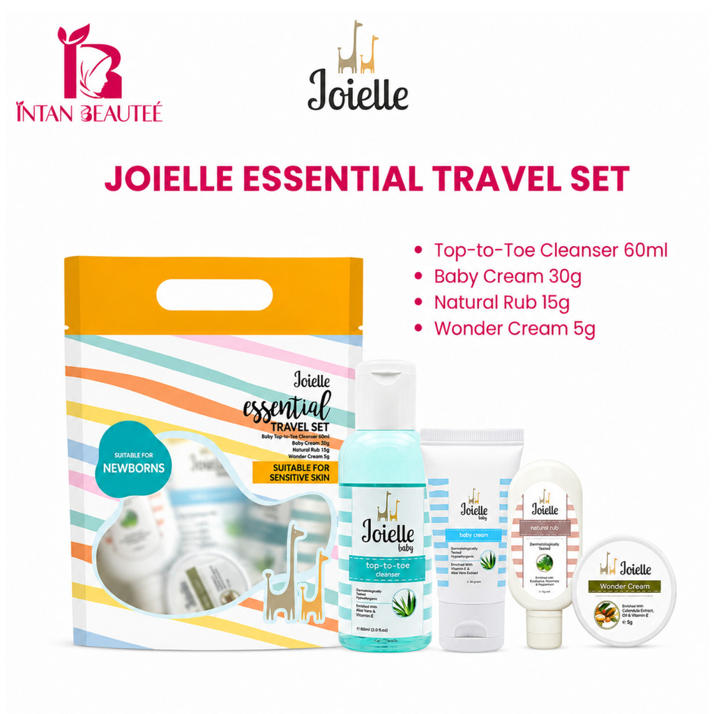 JOIELLE Baby Cream 30g / Baby Natural Rub 20g / Baby Top-to-Toe 60ml / Baby Oil 60ml / Baby VCO Crea