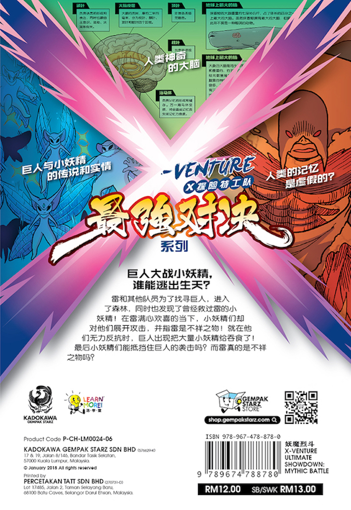 X探险特工队最强对决系列06：妖魔烈斗| Gempak Starz Store