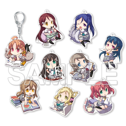 Love Live! Sunshine!! Chibi-Chara Trading Acrylic Keychain-Chika