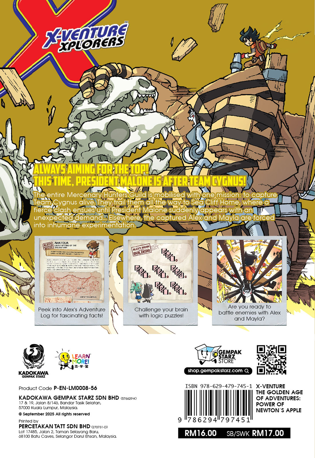 X-VENTURE The Golden Age Of Adventures 56: Power of Newton's Apple