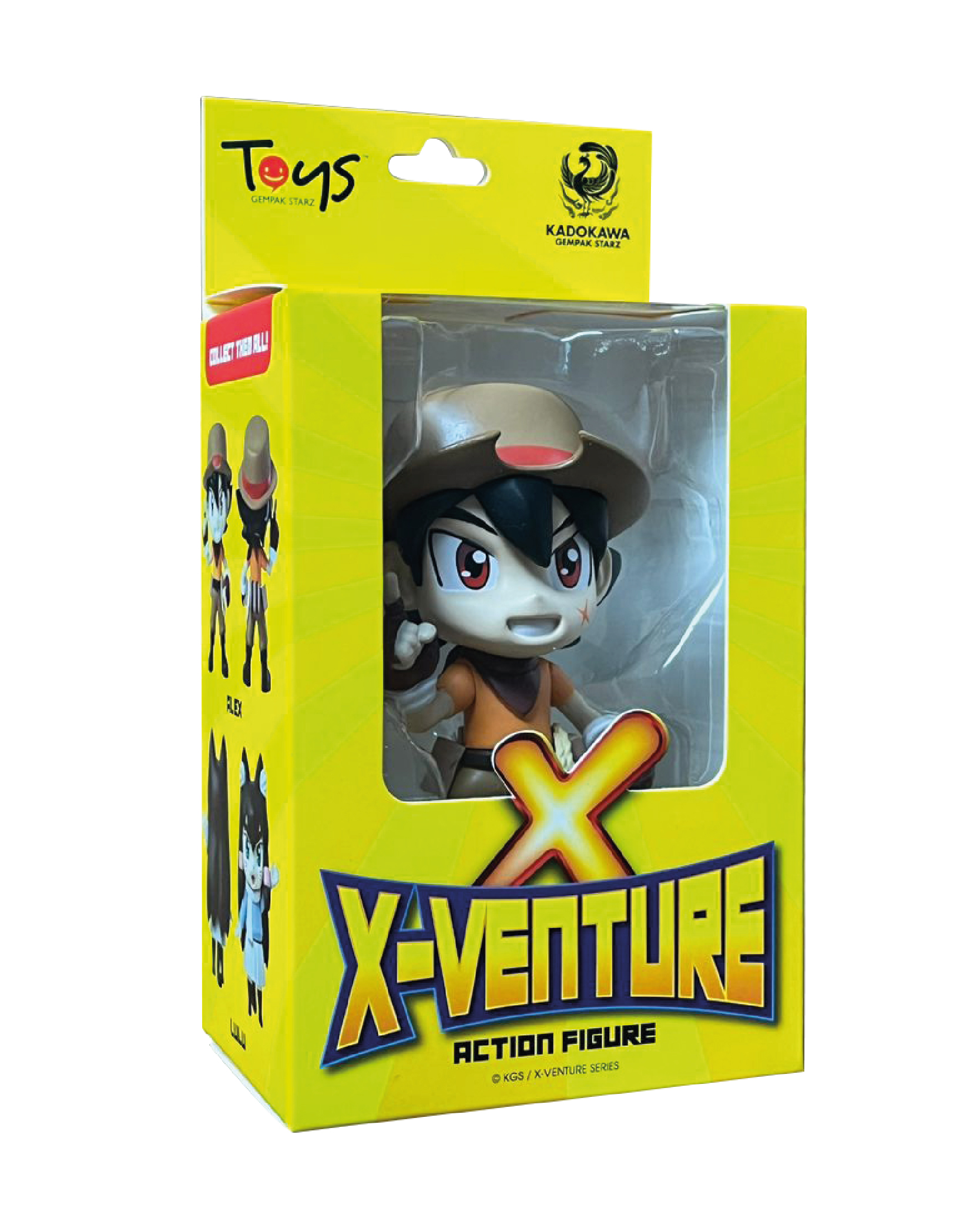 X-VENTURE Action Figure【Alex/Lulu/Rain/Jake】 | Gempak Starz Store