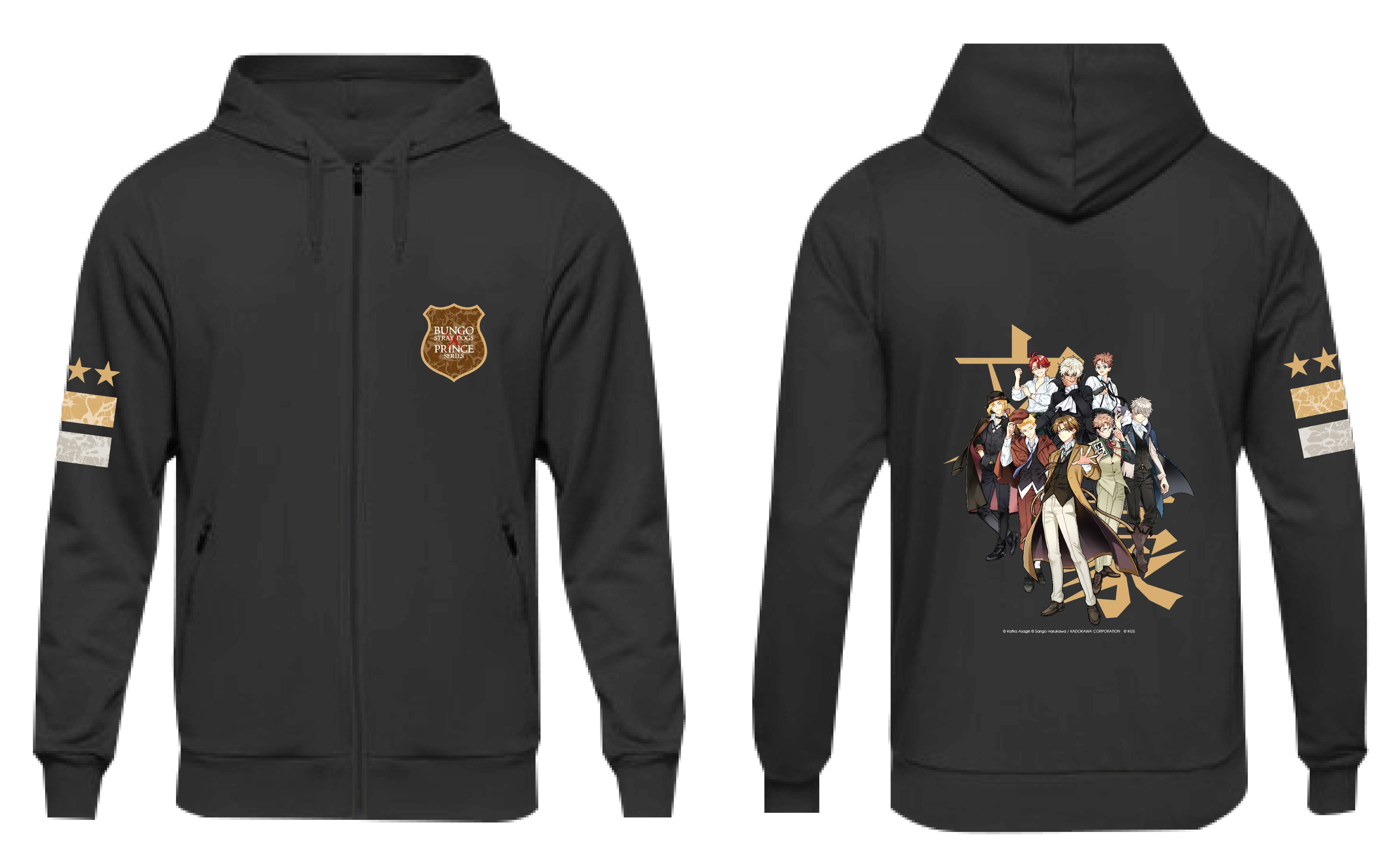 Black Hoodie【Bungo Stray Dogs x Prince Series】 | Gempak Starz Store