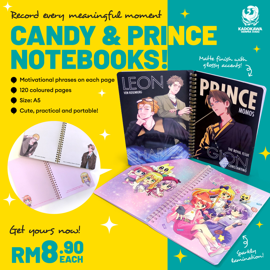 Candy JEM/Prince Series】Wire-O A5 Note Book | Gempak Starz Store