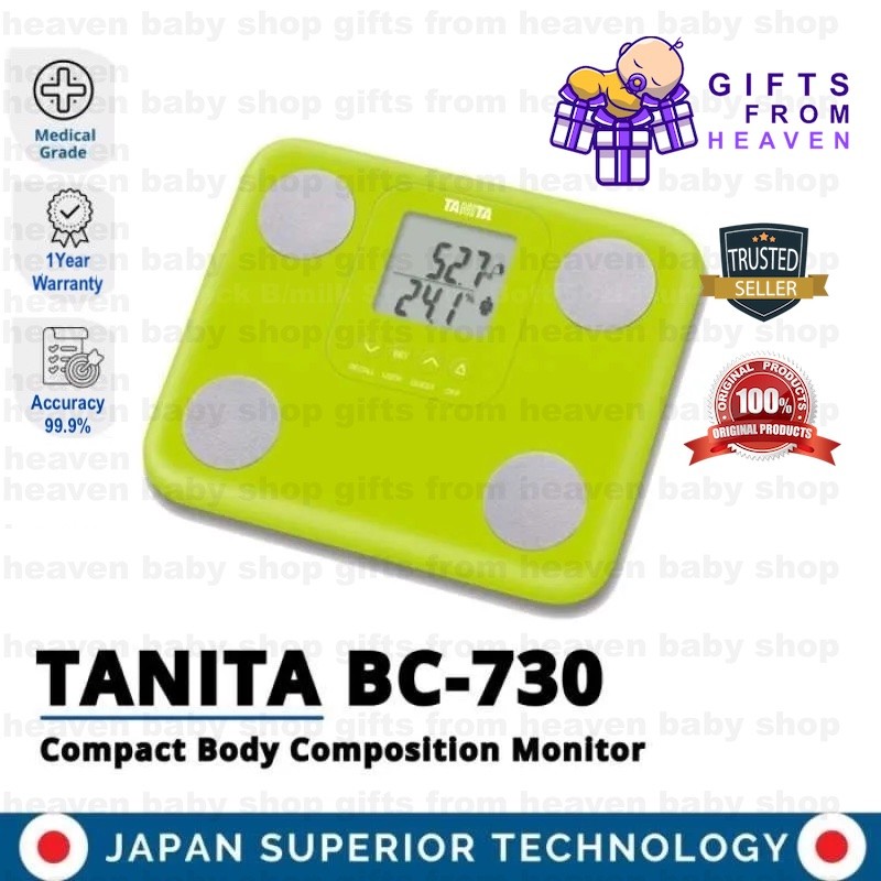 TANITA BC-730 COMPACT 9-IN-1 PLASTIC BODY COMPOSITION MONITOR