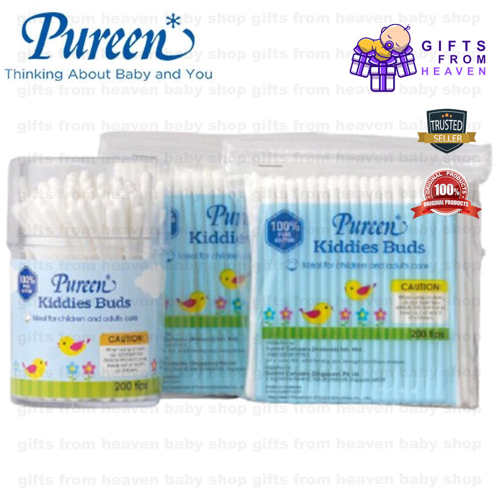 PUREEN KIDDIES BUDS 200 TIPS + 2 X 200'S
