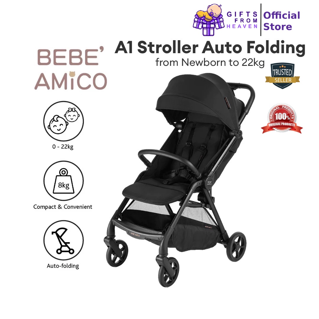 Bebe Amico A1 Auto Folding Baby Stroller
