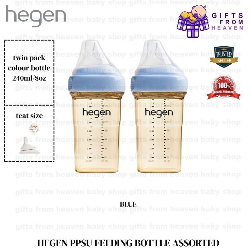 HEGEN PPSU FEEDING BOTTLE ASSORTED Gifts From Heaven Baby Toy Shop