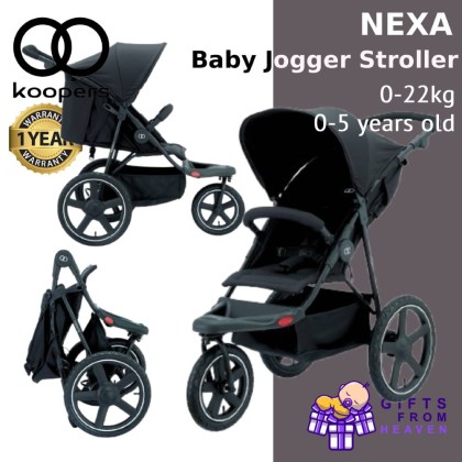Koopers Nexa 3-Wheeler Jogger Stroller Gifts From Heaven Baby