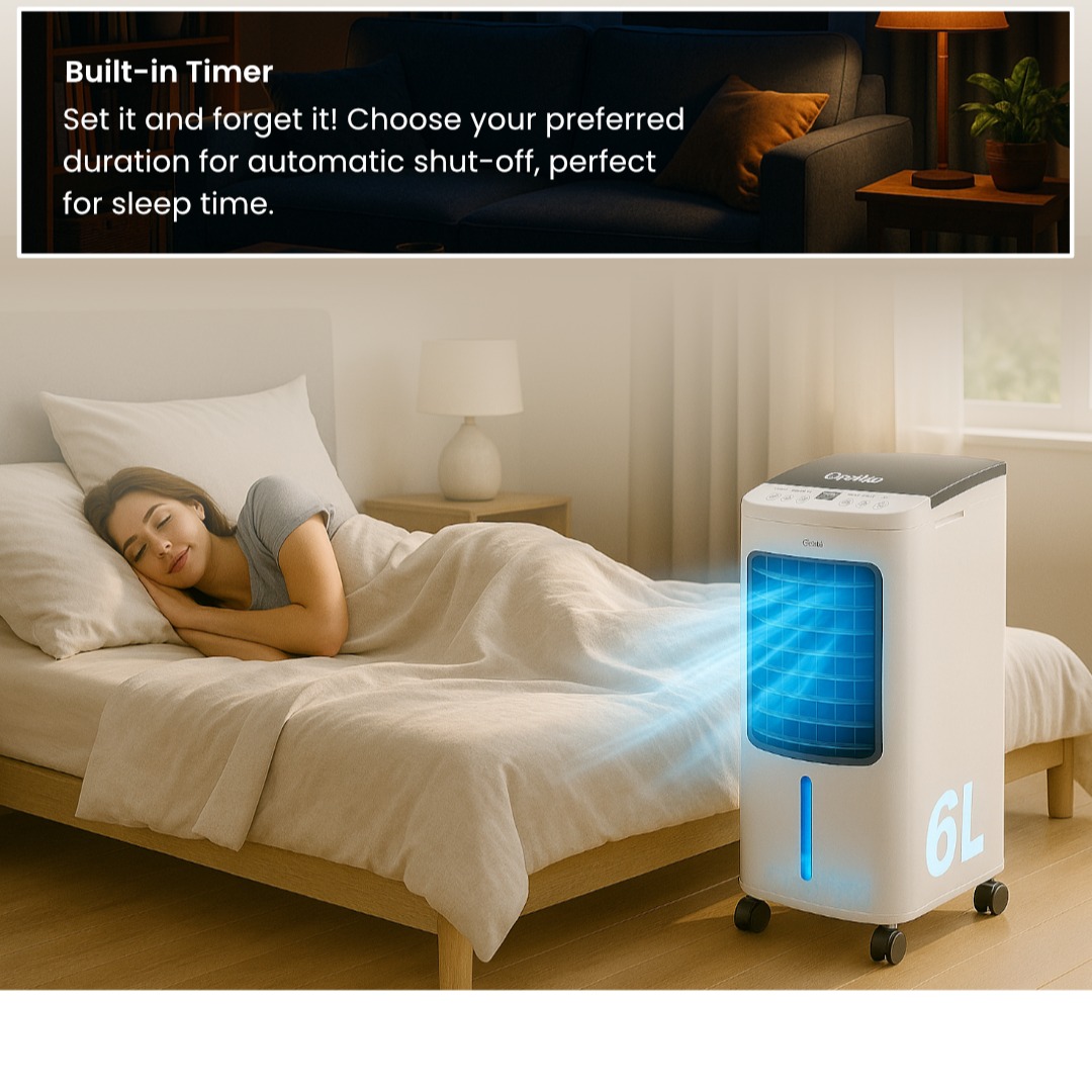 New Arrived] 6L Giselle Digital Powerful 3 Speed Air Cooler