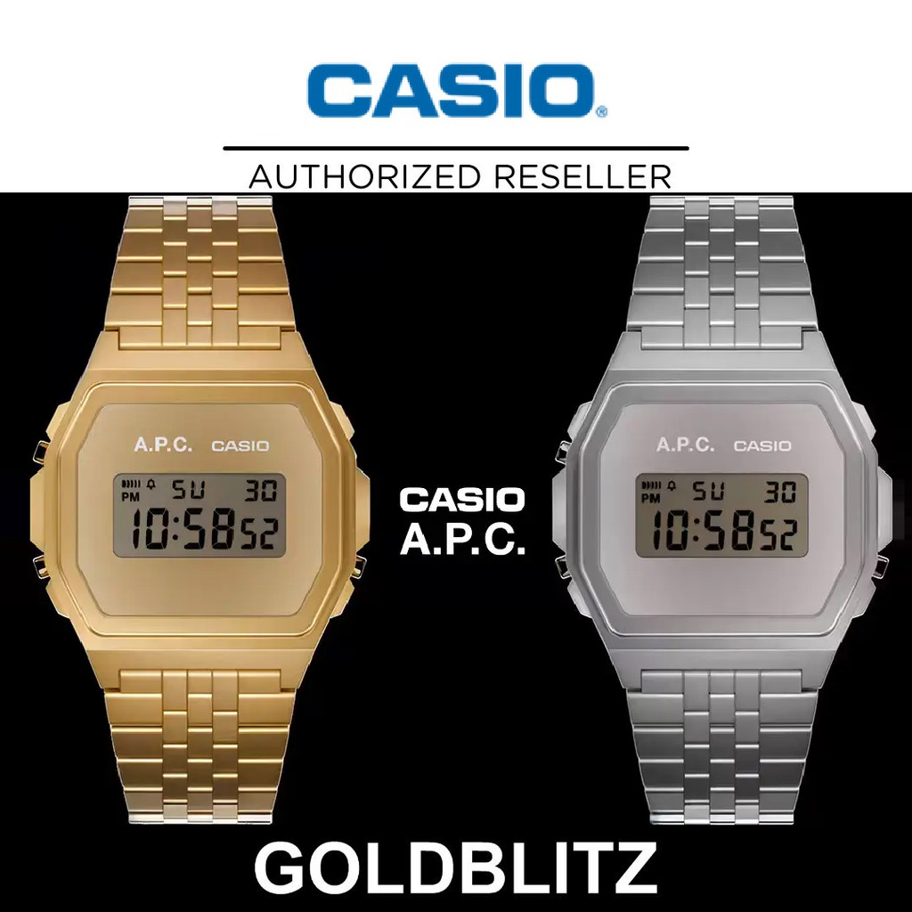 時計 A.P.C. X GOLD CASIO WATCH | A1000ACD-7JR Casio and A.P.C. Release Two New Watches Inspired by 1970s