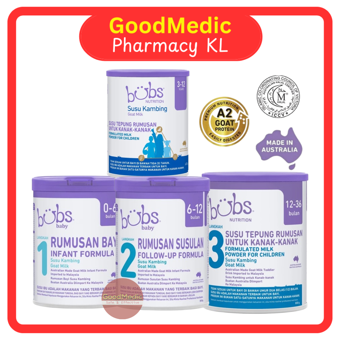 Bubs Australian Goat Milk Infant/ Toddler/ Junior Formula - All