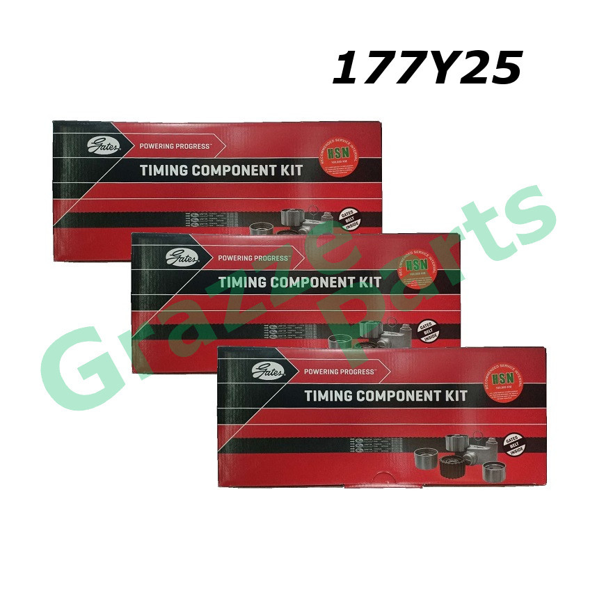 GATES Timing Belt Kit Set for Toyota Caldina GT4 ST246 2.0 Turbo Rav4 Rav 4 2.0 (177Y25)