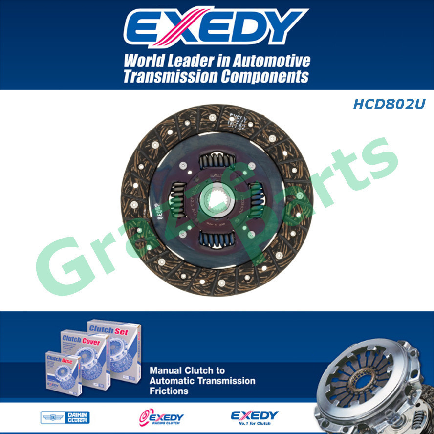 Exedy Daikin Clutch Disc Plate HCD802U Honda Civic SO4 SH4 SR4 1.6 City SX8 1.5 VTEC SOHC D16Y - (8-