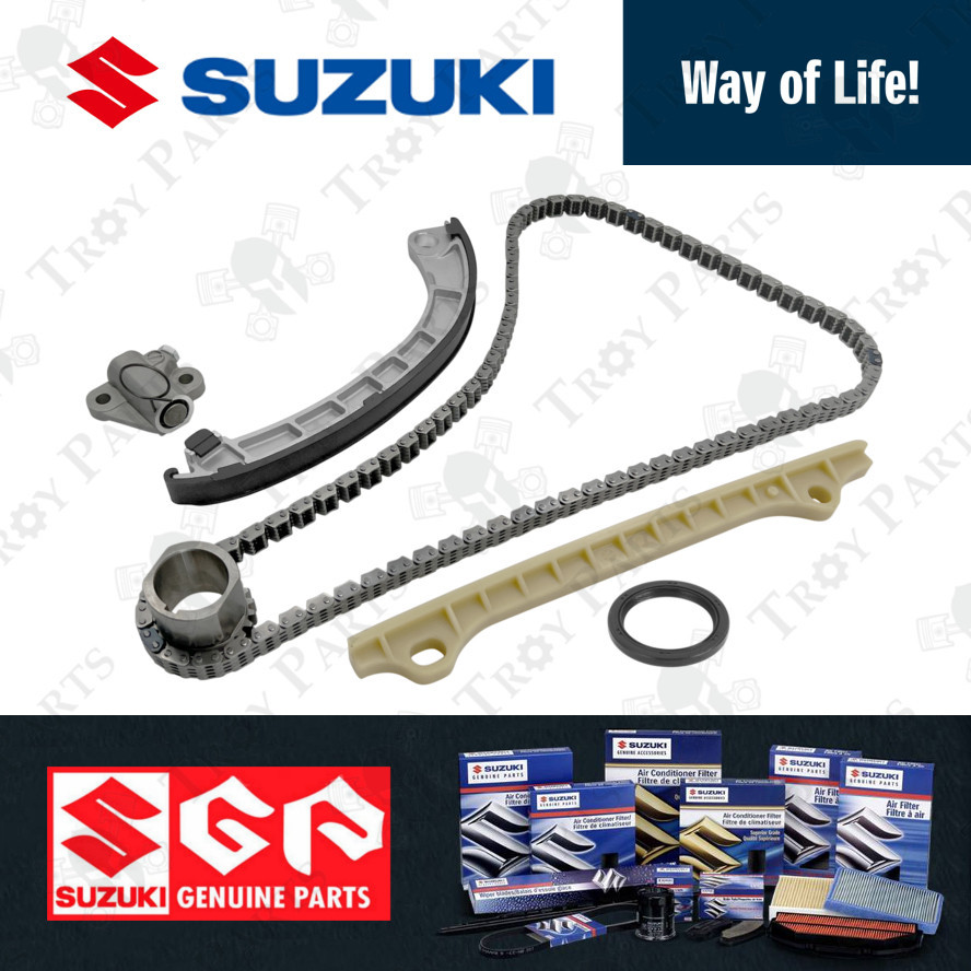 (6pc) Suzuki Engine Timing Chain Kit Set 12761-54G00 Swift RS415 Ignis 1.3 SX4 1.5 1.6 Jimny JB43W 1