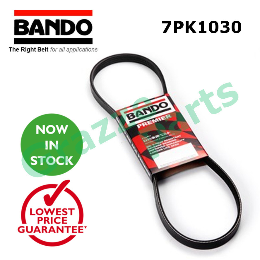 Bando Ribstar Rib Serpentine Fan Belt 7PK1030 for Isuzu Hicom 4HK1 Hicom 4JJ1 Elf NPR85 Pro NLR250 N