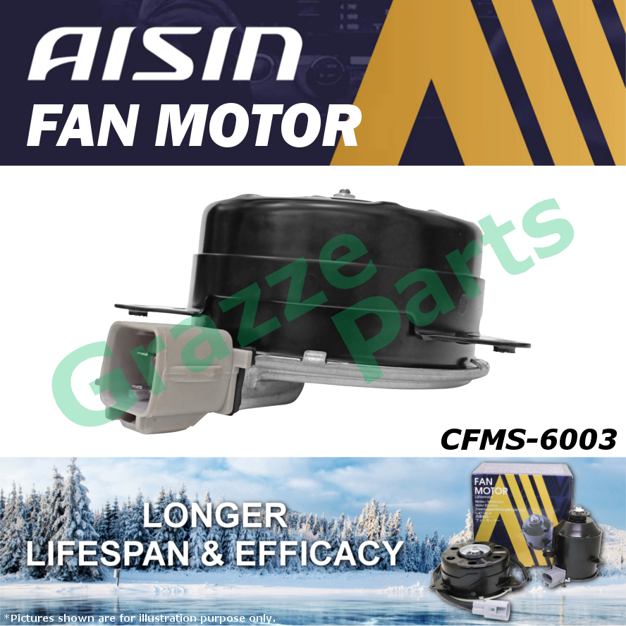 Aisin Radiator Cooling Fan Motor CFMS-6003 for Mazda 2 M2 Mazda 6