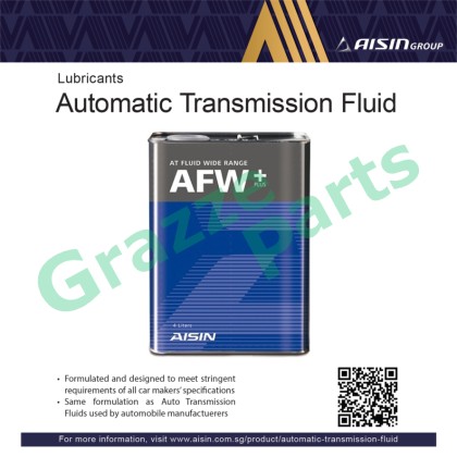 4L) AISIN Fully Synthetic ATF AFW+ Automatic Transmission Fluid