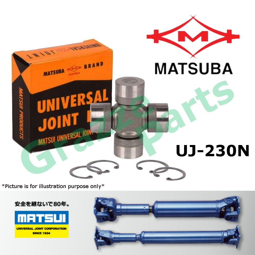 Matsuba Matsui Japan Universal U-Joint Coupling UJ-230N for Toyota