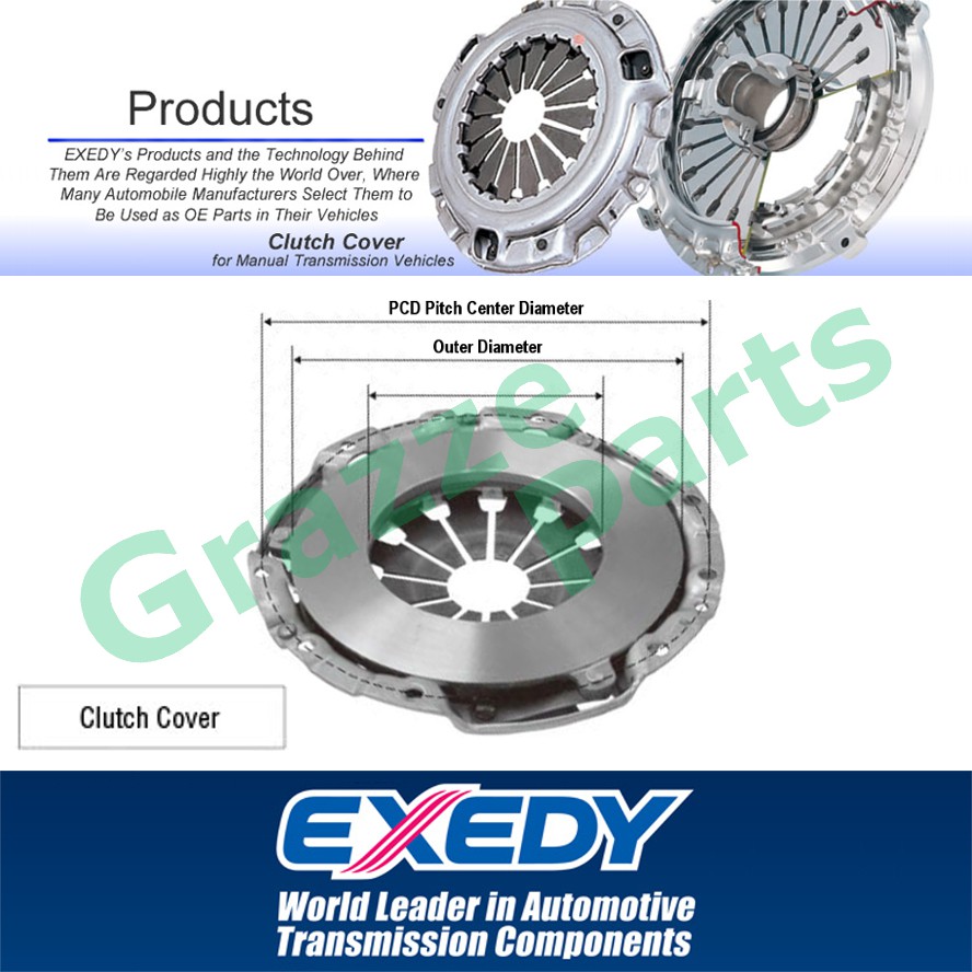 Exedy Daikin Clutch Kit Set TY549035U for Toyota Vios NCP42