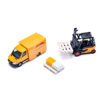 Siku S6335 DHL Logistics Set Die Cast Vehicle Suitable For Age 3+