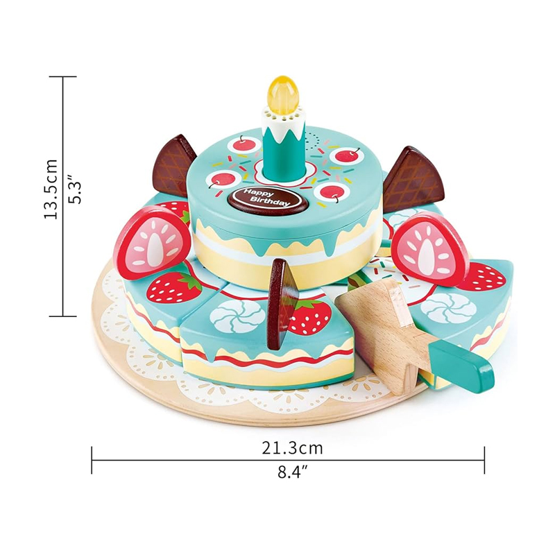 Hape E3180 Interactive Happy Birthday Cake Suitable For Age 3+