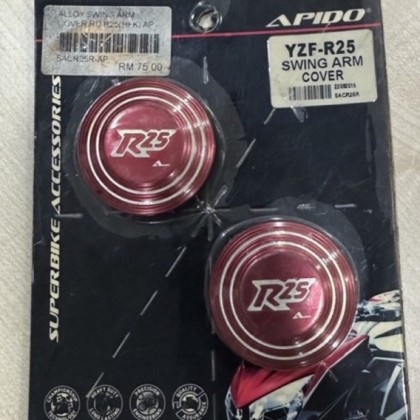 YAMAHA R25 ALLOY SWING ARM COVER ( RED)-APIDO | GT Speed Bike Sdn Bhd