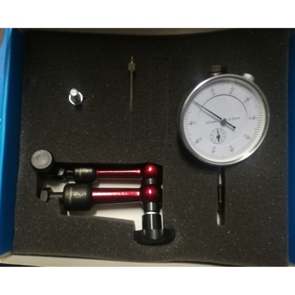 CARDINALS DIAL INDICATOR METER WITH HOLDER | GT Speed Bike Sdn Bhd