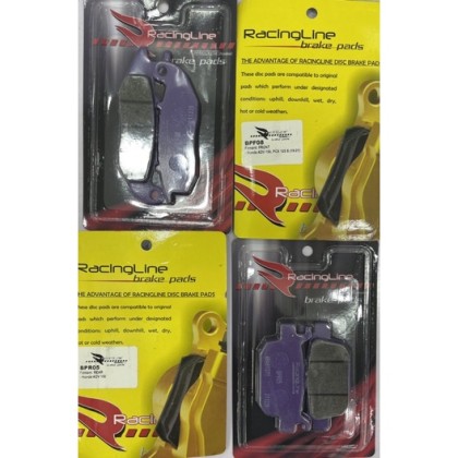 HONDA ADV150 FRONT / REAR DISC BRAKE PAD - RACING LINE RACINGLINE | GT ...