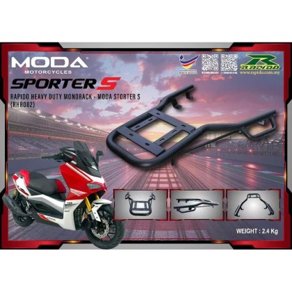 RAPIDO Rear Rack MODA Sporter S Heavy Duty Monorack Sporter S 250 Mono ...