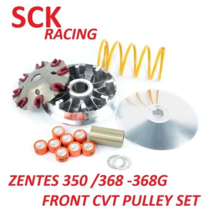 SCK RACING ZONTES 368G 350 UPGRADE CVT FRONT PULLEY KIT SET SCK BOOST ...