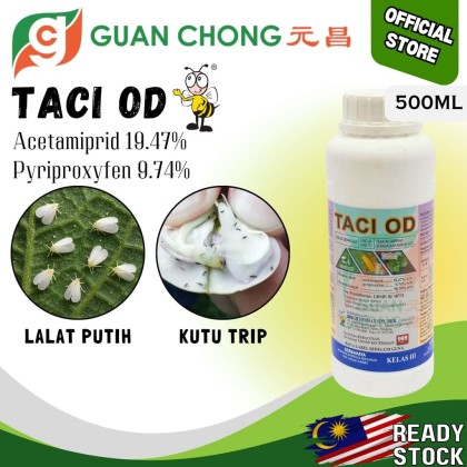 Taci Racun 500ml Taci OD (2in1) Racun Serangga Trip Lalat Putih Acetamiprid ...