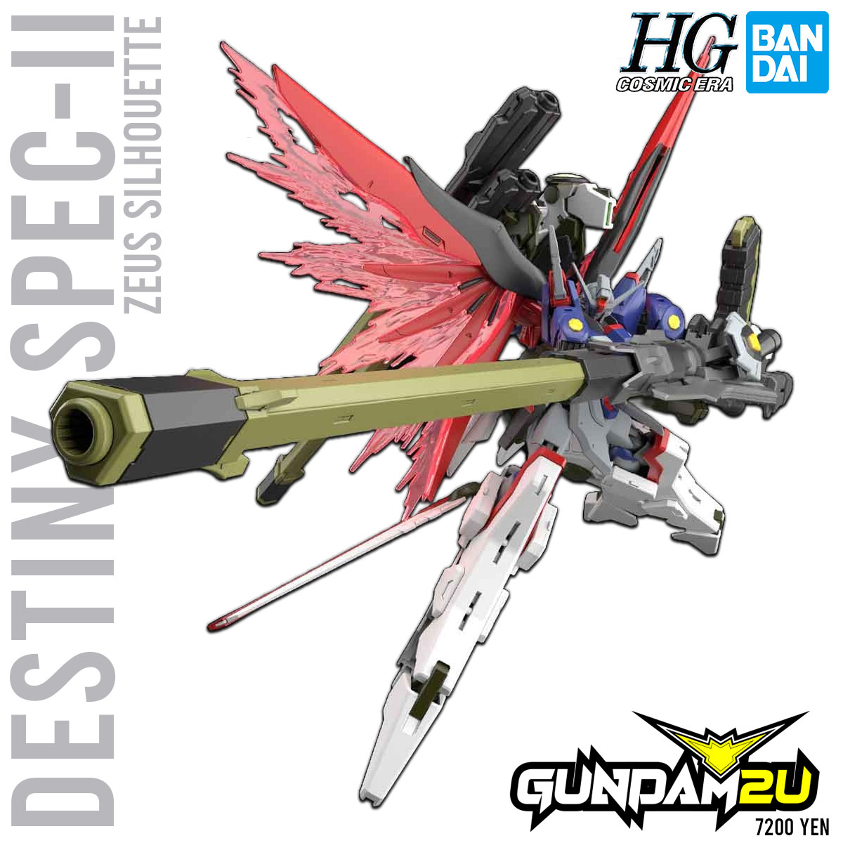 1/144 HG Destiny Gundam Spec II & Zeus Silhouette | Gundam2u Malaysia