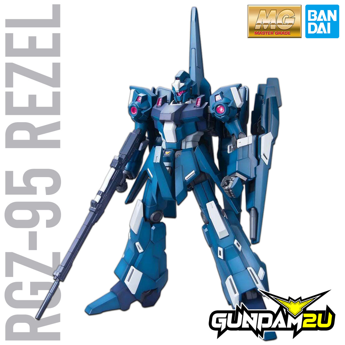 1/100 MG RGZ-95 ReZEL (MG UC) | Gundam2u Malaysia