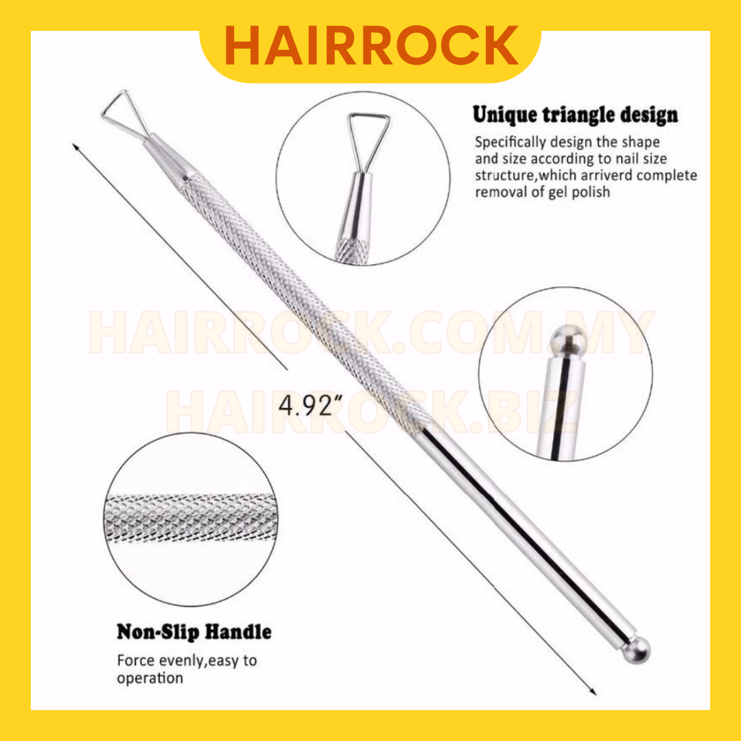 Stainless Steel Nail Tool For UV Gel Remover Polish Cleaner