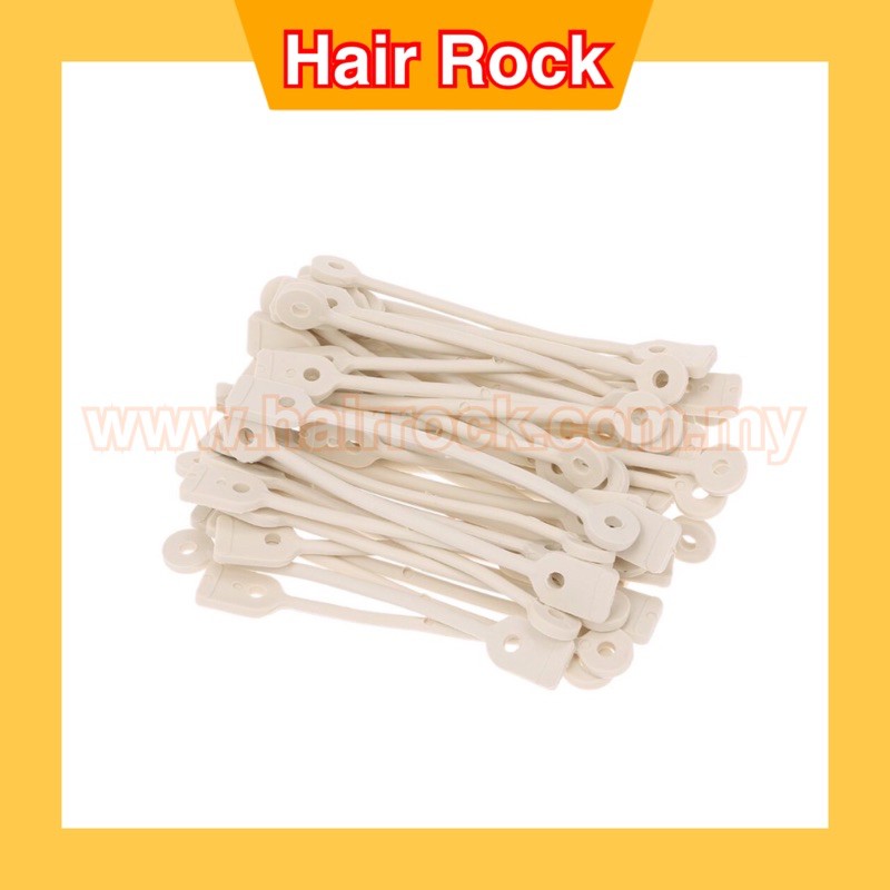 Rubber Perming Bands For Perm Roller Curler Long FLAT Pack 50 Fits All