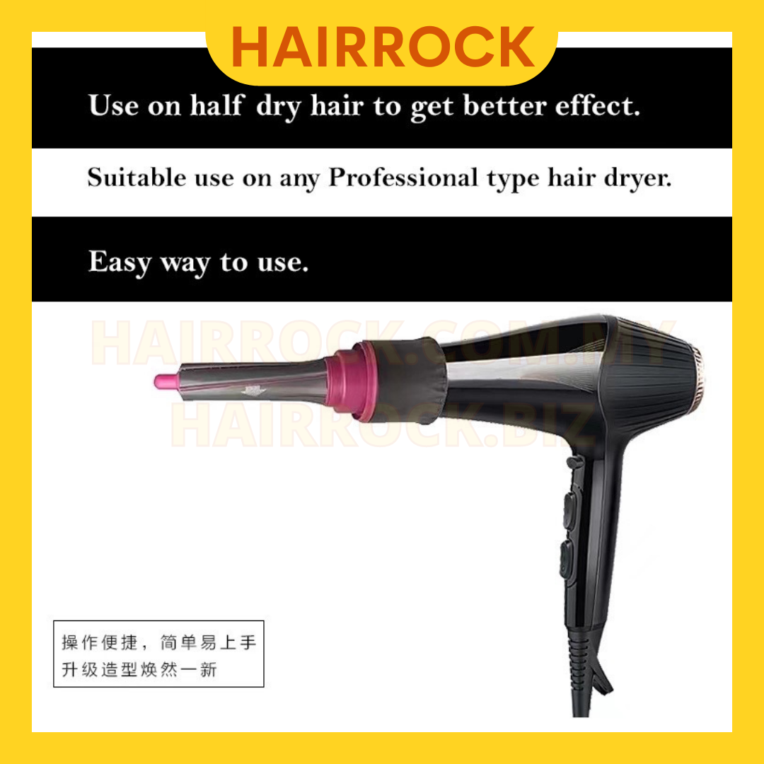HAIRIRON Airwrap Hair Diffuser Hair Dryer Curler Nozzle Airwrap Air