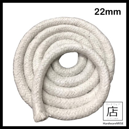 Round Felt Rope Ceramic Fibre Round Rope 22mm Ceramic Braided Packing Rope With SS Wire ...