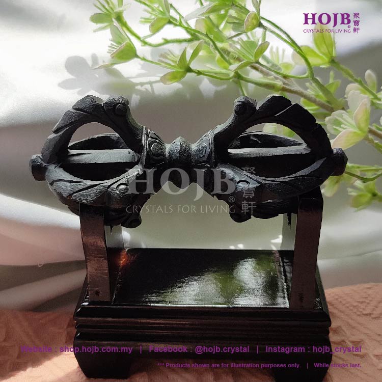 蘇州湖筆　「天地玄黄」宿浄細光鋒　中號 HOJB Tibetan Black Meteorite Dorje Vajra Spiritual Feng Shui