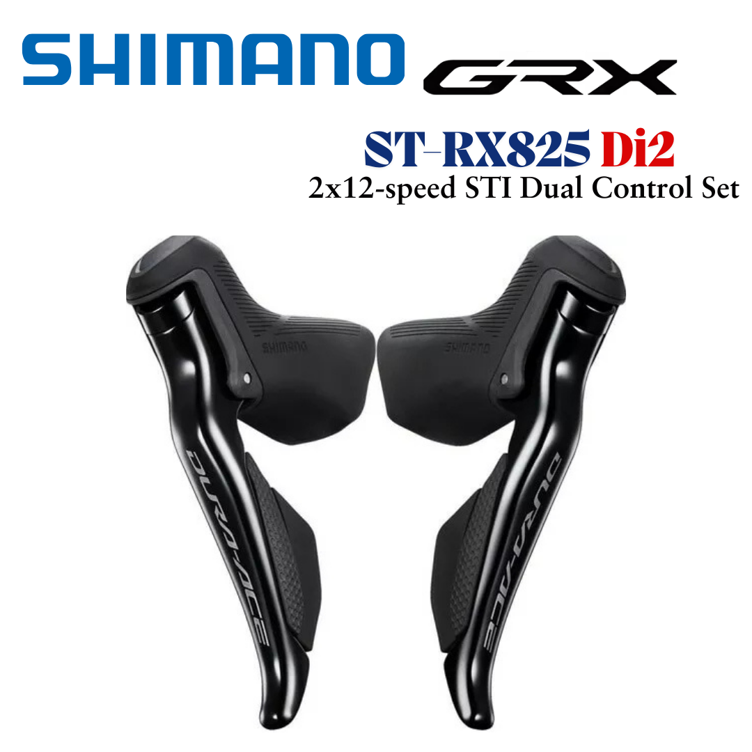 Shimano GRX ST-RX825 STIレバー Shimano GRX ST-RX825 Di2 Shifter & Disc Brake Caliper
