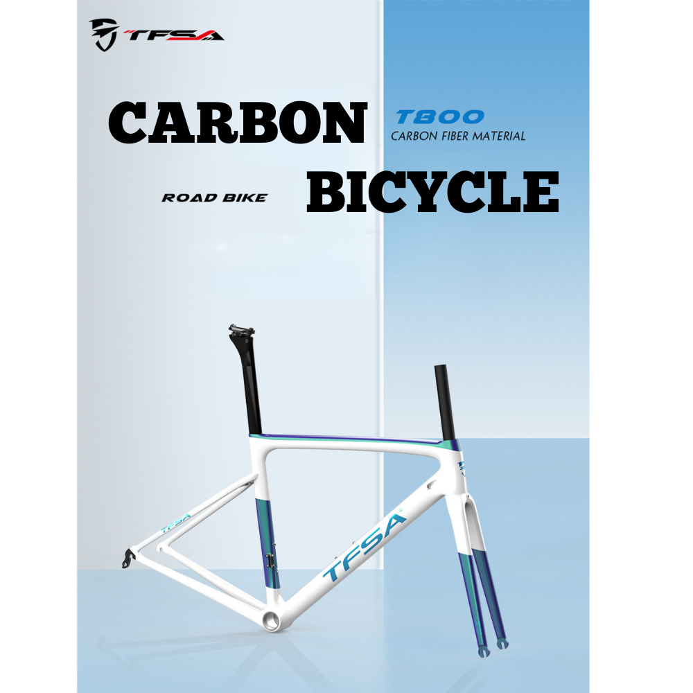 TFSA JH-06 Carbon Rim brake 820g 700c Frame set | IceBikeHeaven