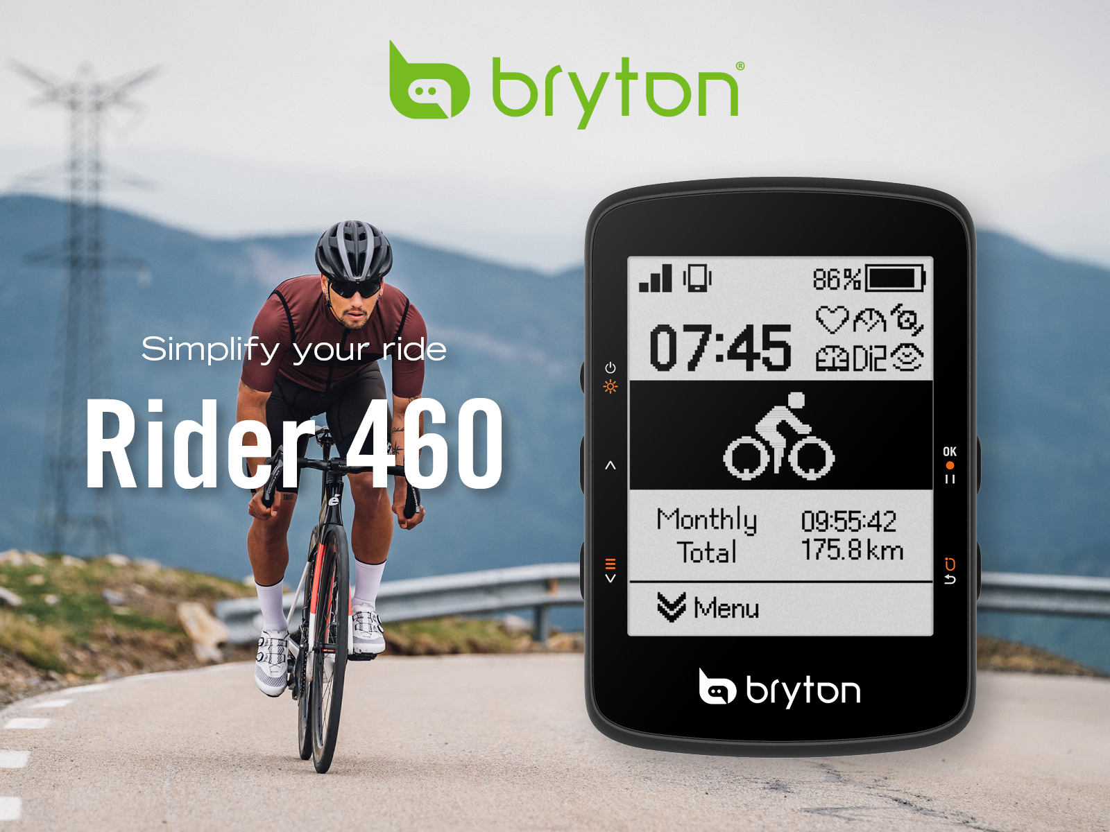 NEW BRYTON RIDER GPS Bike Cycling Computer 460 460D Cadence