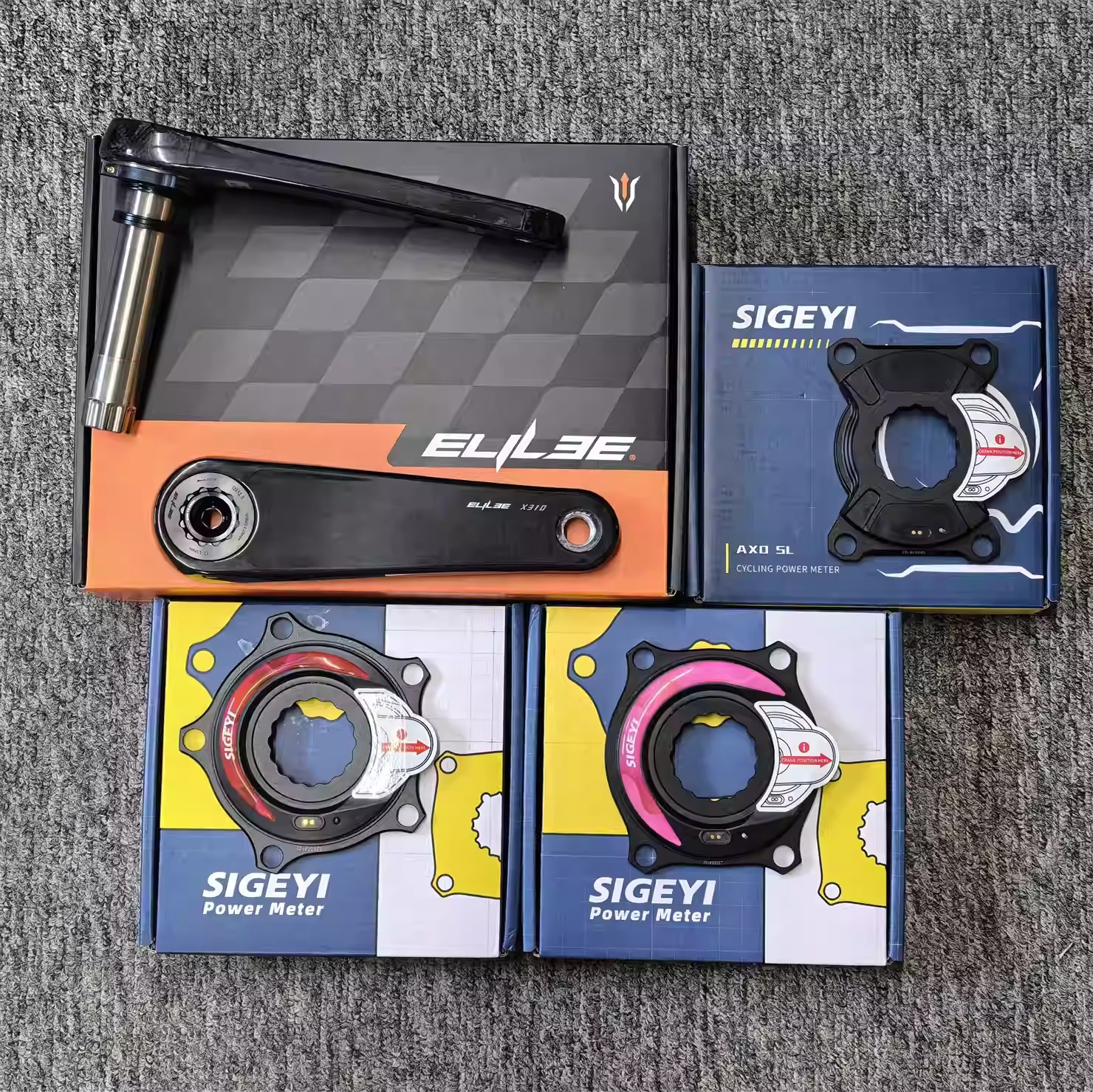 ELILEE XXE X310 X320 Roadbike carbon crankset 24mm 28.99mm dub