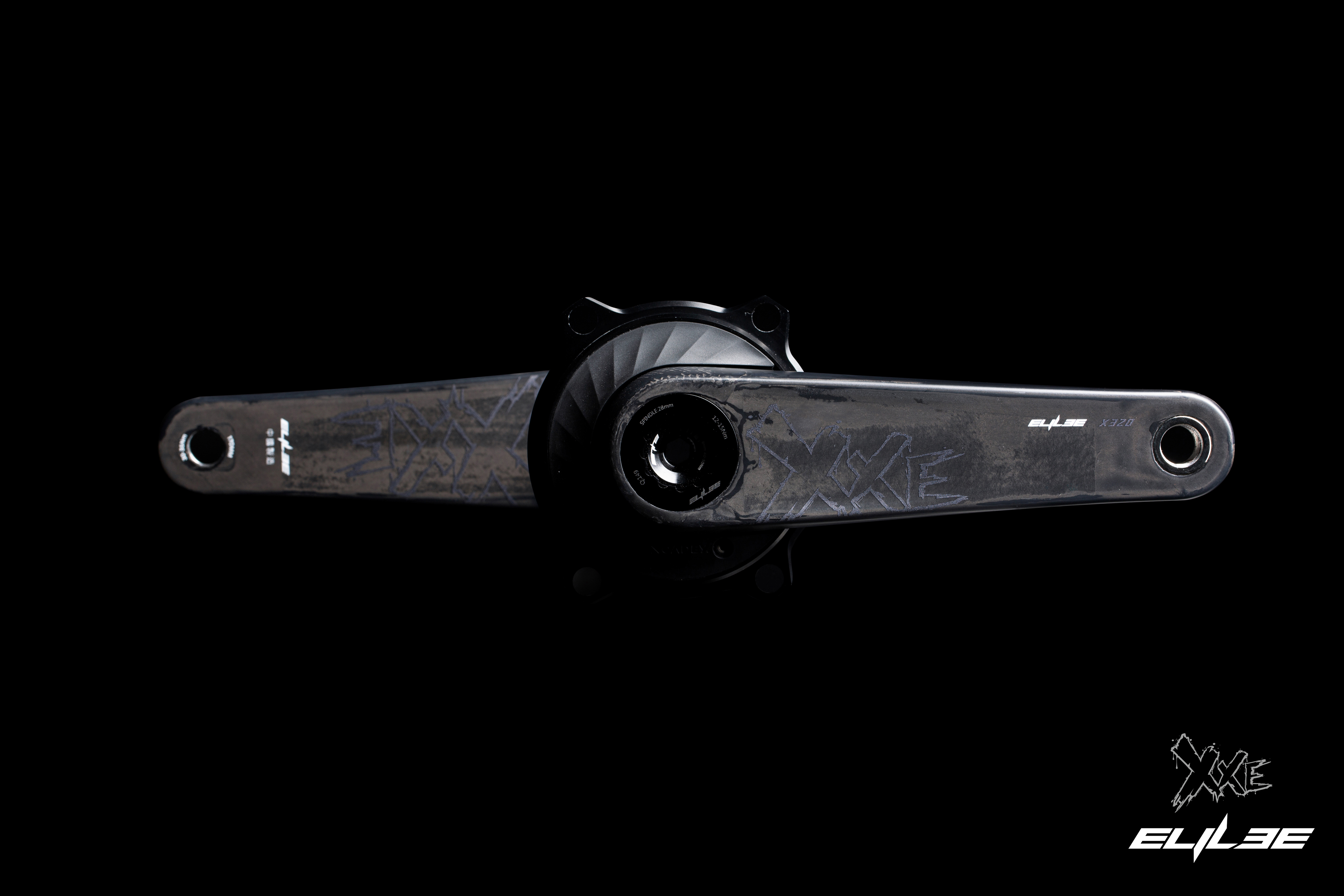 ELILEE XXE X310 X320 Roadbike carbon crankset 24mm 28.99mm
