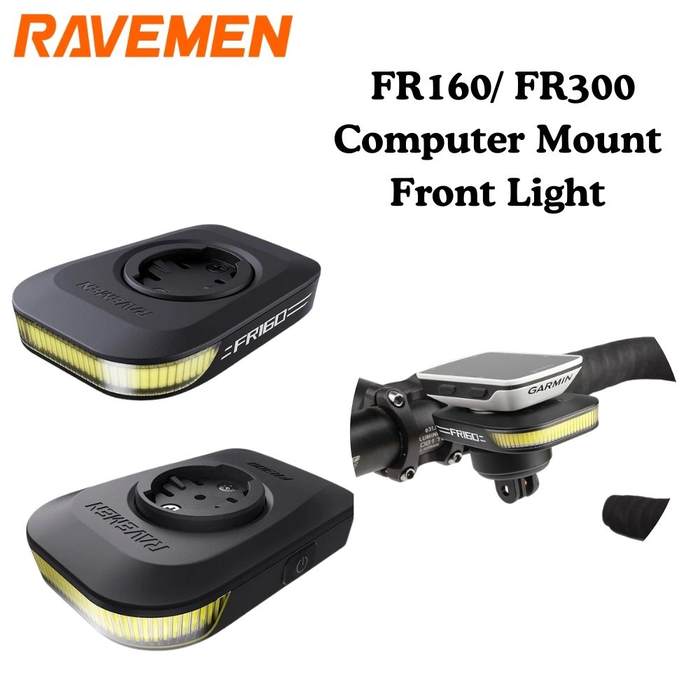 Ravemen FR160 FR300 Cycle Computer Mount Front Light (For Garmin