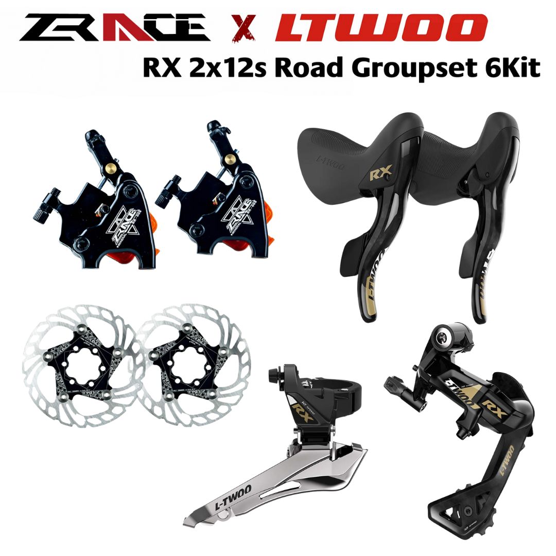 LTWOO RX 2x12 speed, 24s Road Hydraulic Brake Groupset 6Kit