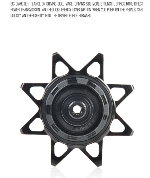 KOOZER RS330 Hubs Aluminum 2+4 Bearing 72HD Front 20 Hole Rear 24