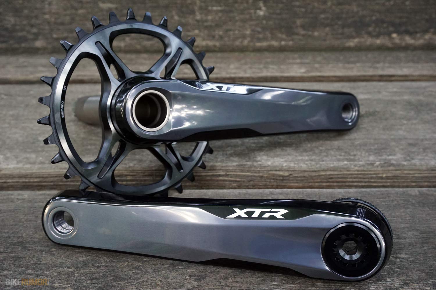 SHIMANO XTR FC-M9100クランクアーム 170mm Korba Shimano XTR FC-M9100-2 38/28T 12rz 170mm